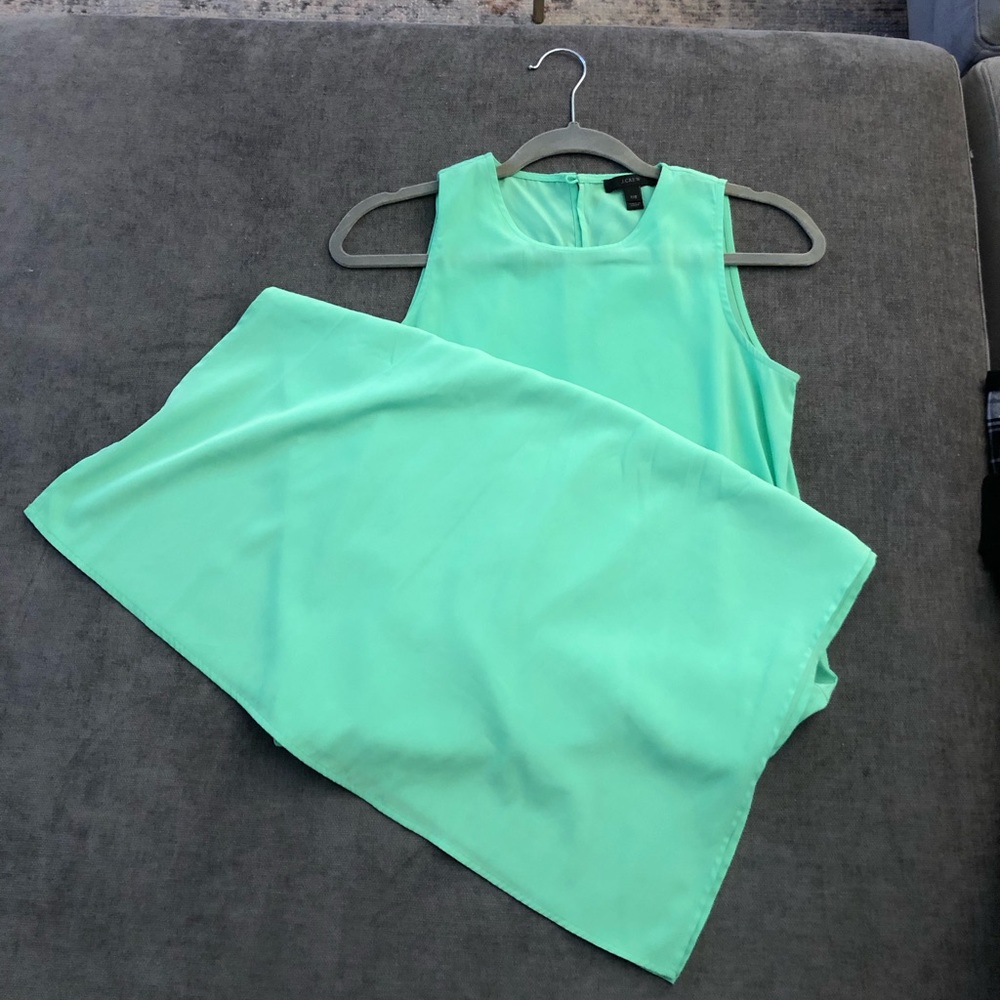 Neon green maxi dress